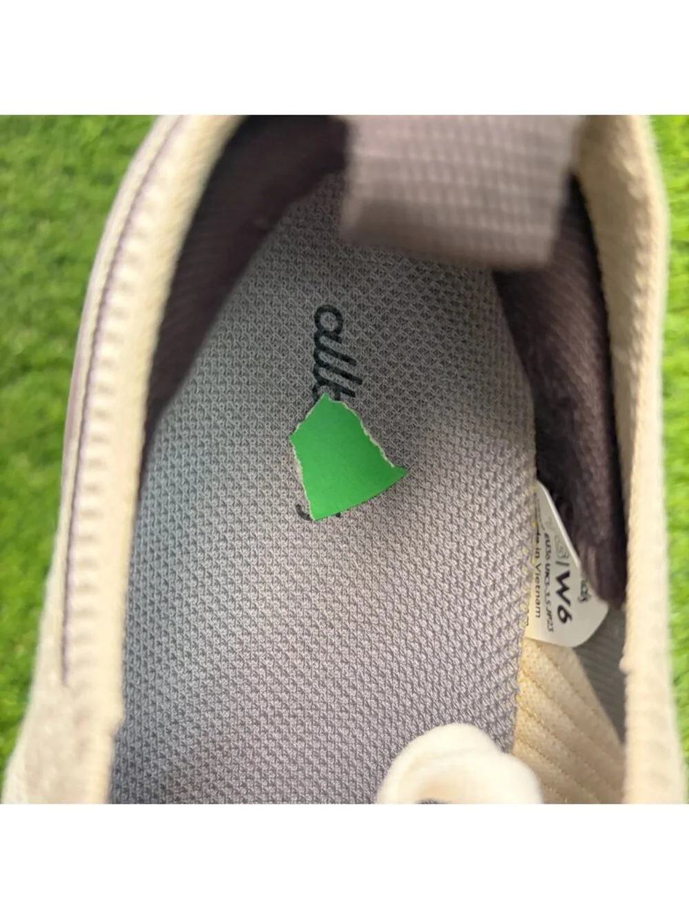 Allbirds Tree Glider Womens Size 6 Beige Brown Athletic Running Shoes Sneakers
